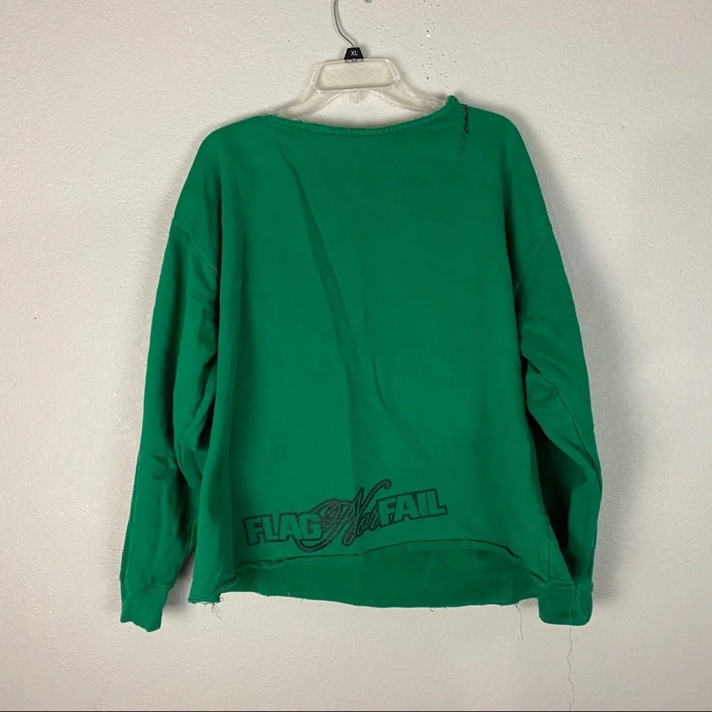 Flag Nor Fail Strong Sweatshirt Gym Wear Size XL